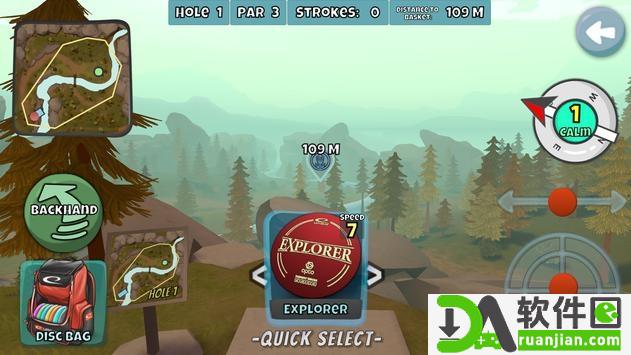 圆盘高尔夫谷(DiscGolf)安卓版截图1