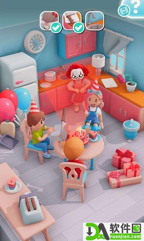 恐怖派对比赛或摔倒安卓版截图1