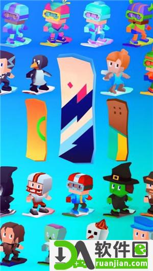 像素方块滑雪官方版截图1