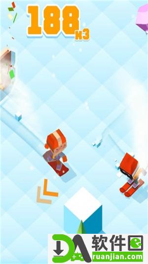 像素方块滑雪官方版截图1