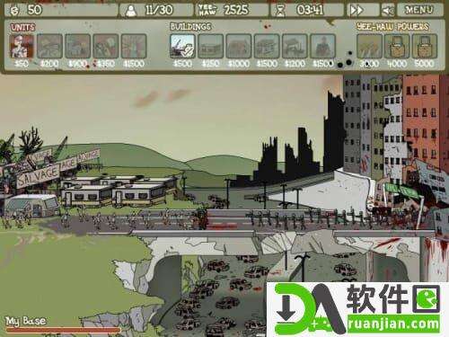 建筑工大战僵尸手机版截图1