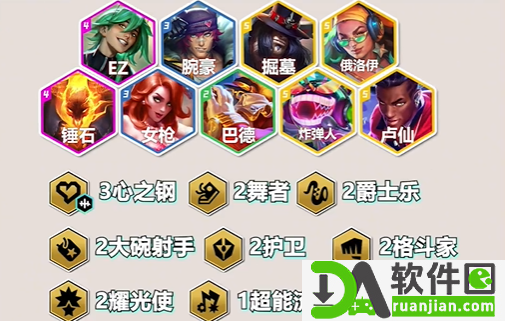 金铲铲之战S10心之钢EZ阵容怎么搭配 心之钢EZ阵容搭配攻略