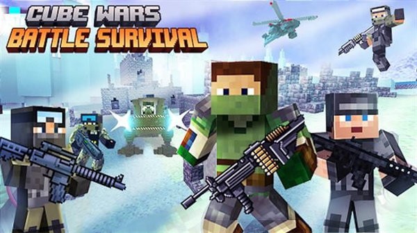 方块射击求生(Cube Wars Battle Survival)安卓版截图1