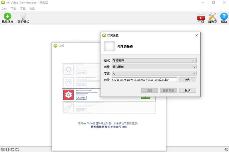 4K Video Downloader(4K高清视频下载工具)电脑版截图1