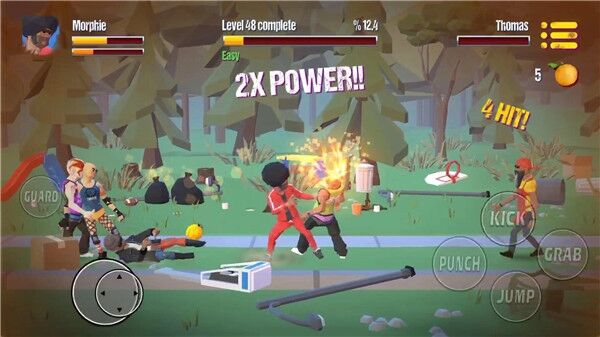 城市斗士(City fighter Stickman street gang fight)安卓版截图1