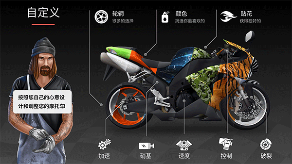 疯狂摩托车(Racing Fever: Moto)安卓版截图1