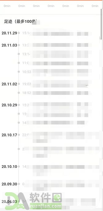 阅读足迹列表