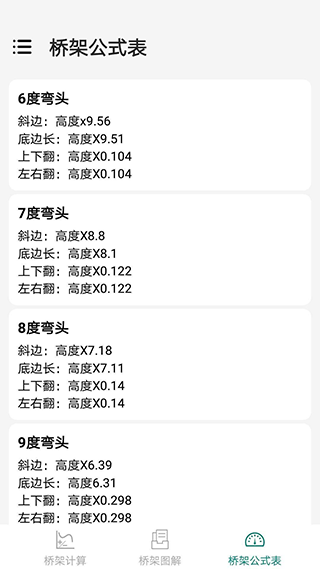 桥架弯头计算器软件截图2