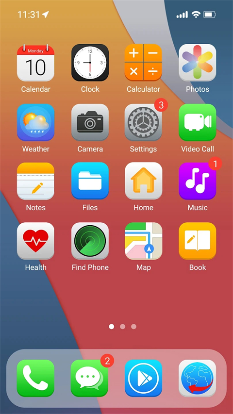 iphone launcher桌面app截图1