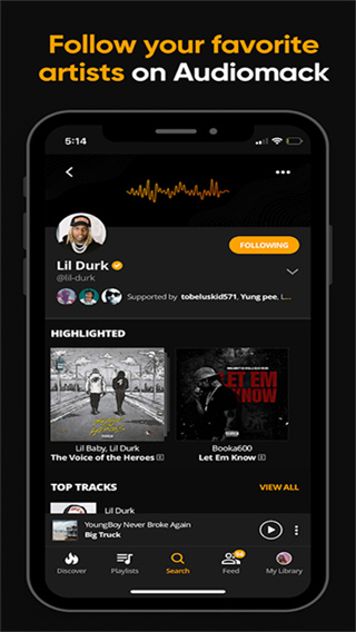 Audiomack app截图3