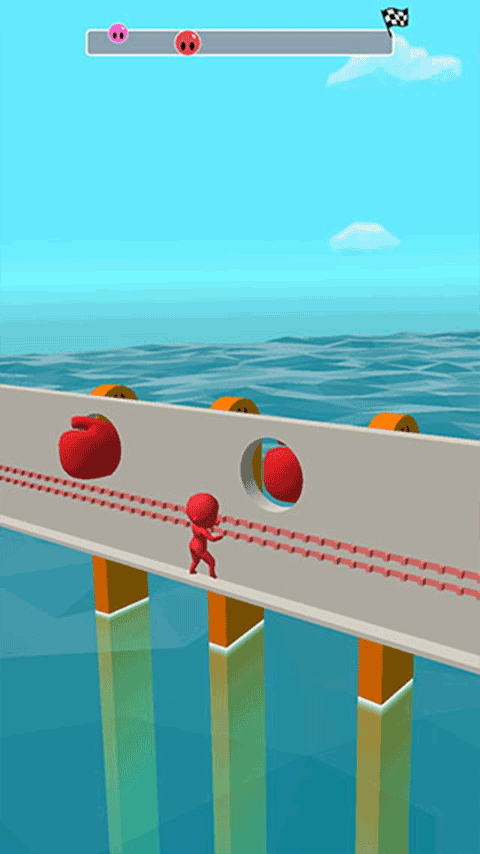 跑跑酷闯关(Fun Race 3D)手机版截图2