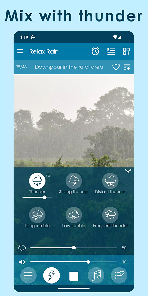 Relax Rain app截图2