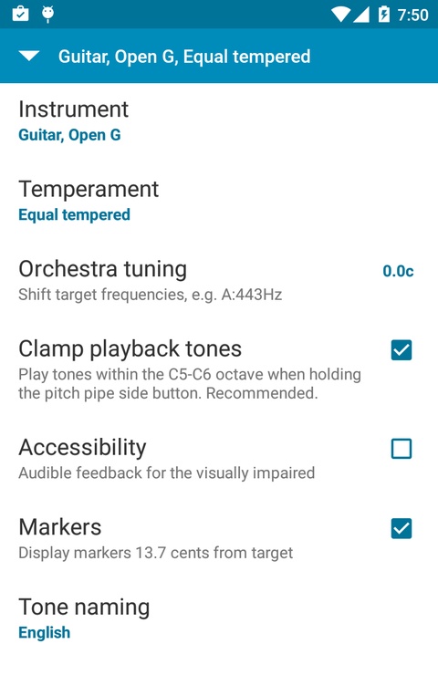 gStrings调音器app截图4