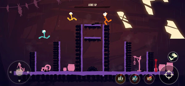 阴影之战(Stickfight Shadow)手机版截图3